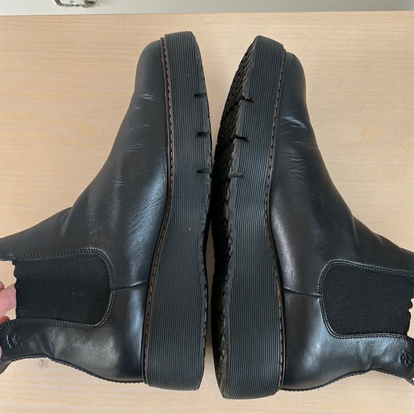 Paul Green Lug Sole leather booties US sz 10 made in Austria - Picture 3 of 9